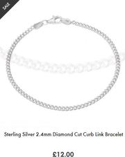 Curb bracelet