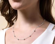 Ladies silver chain